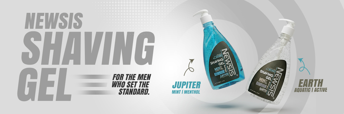 Newsis Premium Shaving Gels Campaign Banner